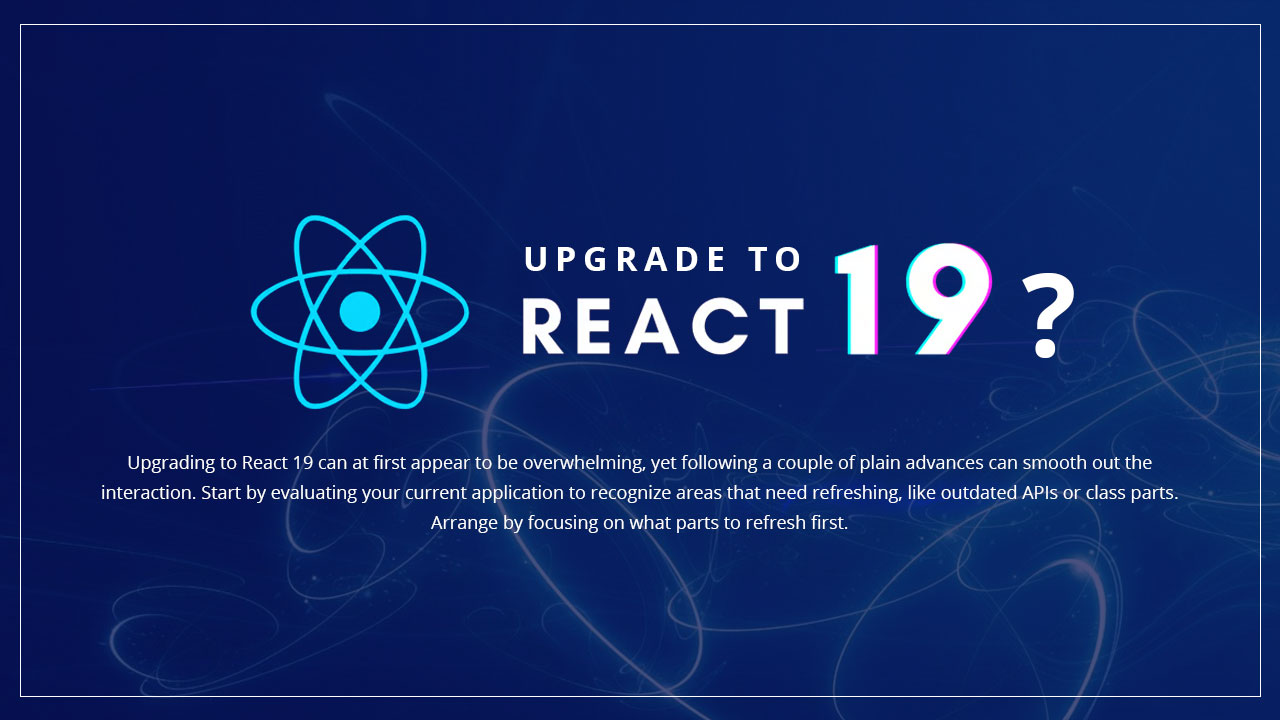 Upgrade to ReactJS 19